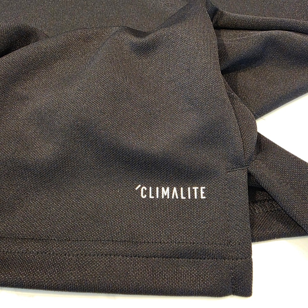 Adidas Climalite 1/4 Zip Pullover Mens Medium Black White Stripes DY3145 - Picture 7 of 9
